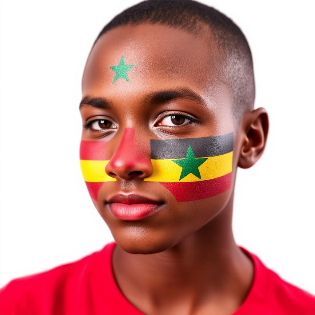 Ghana Face Paint & Flag Tattoo Pack