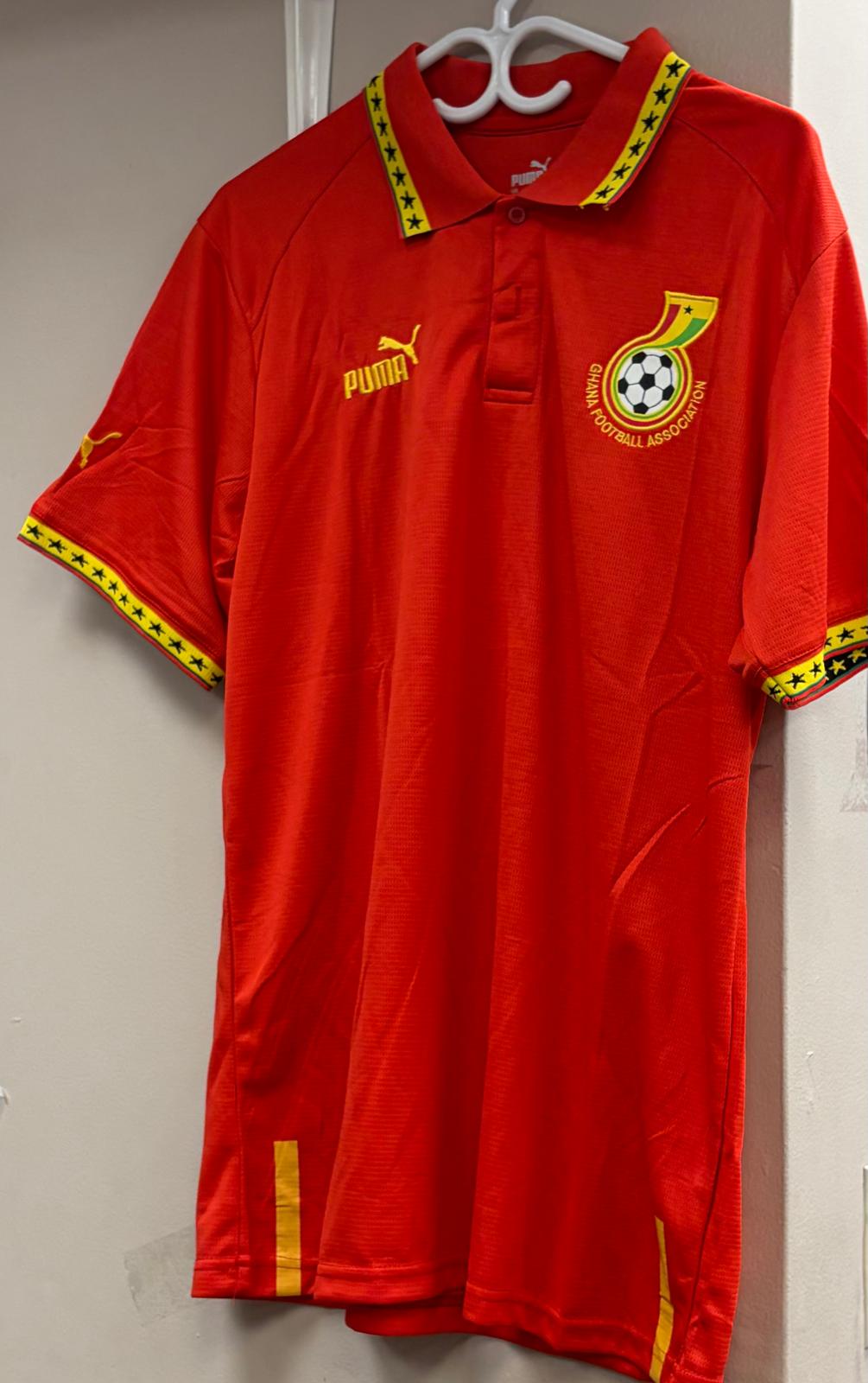 Ghana Puma Football Association Polo — Red