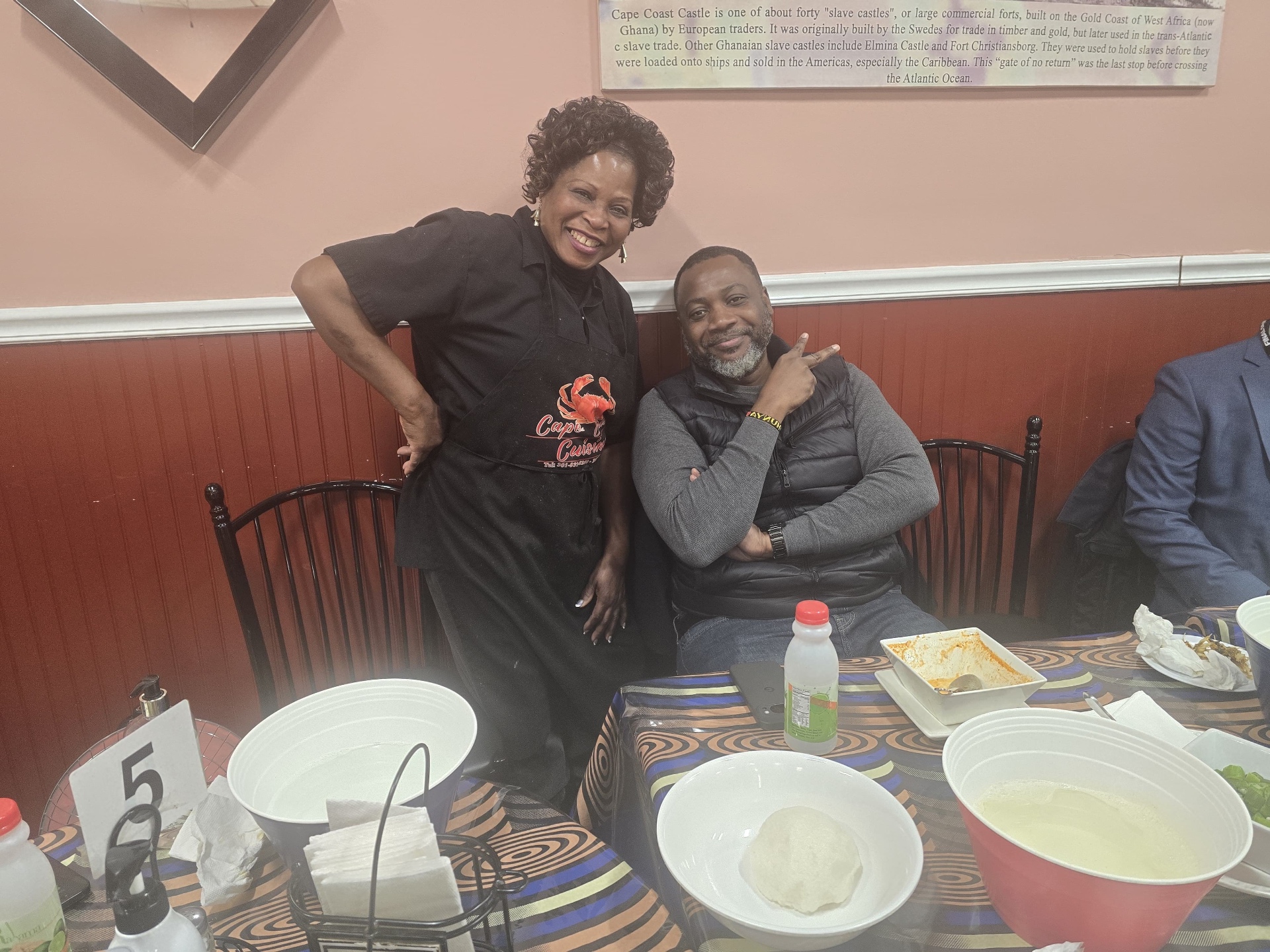 Fufu, soup & the long table
