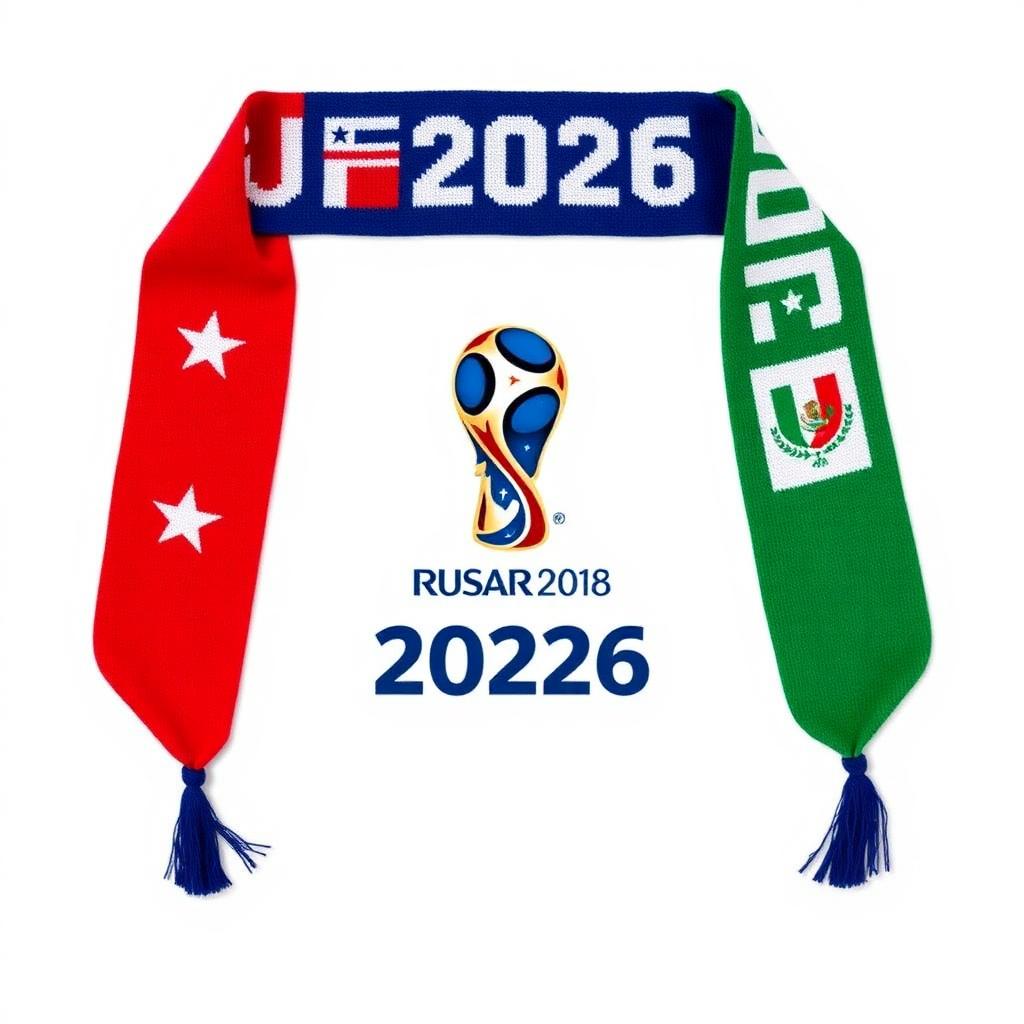 World Cup 2026 Knit Fan Scarf